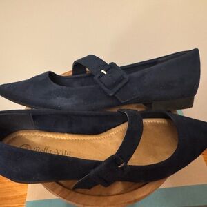 Bella Vita Women's Dark Blue Loafers